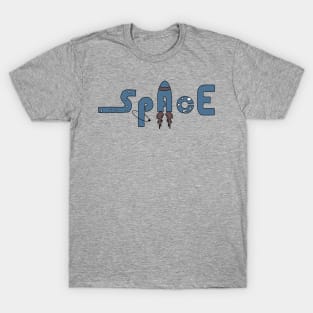 Space letter T-Shirt